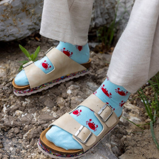 Crab Bamboo Socks