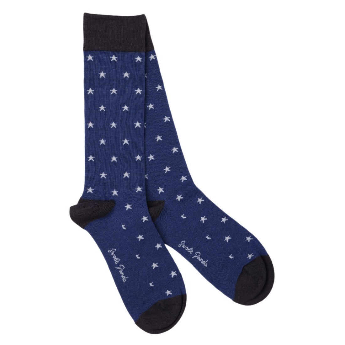 Star Christmas Sock Box - 1 Pair of Bamboo Socks (His)
