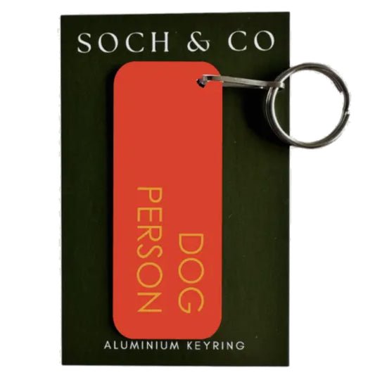 Dog Person Keyring