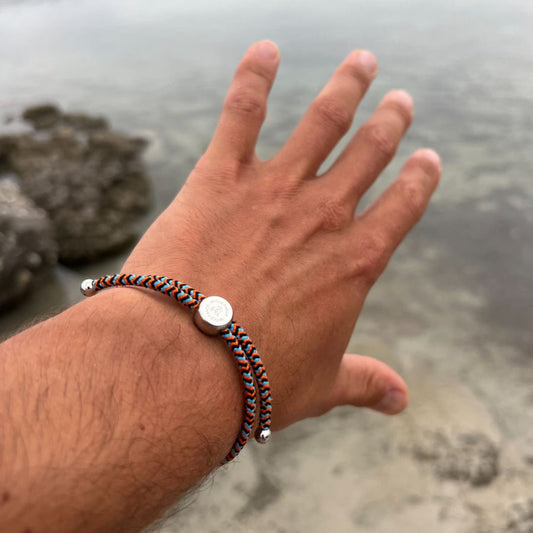 Rope Bracelet - Multicolour Zig Zag