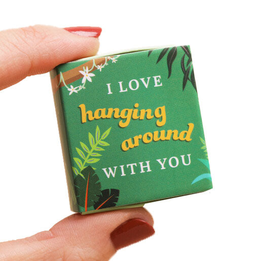 Tiny Matchbox Ceramic Token: Sloth