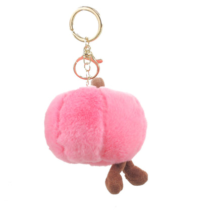 Plush Peach Bag Charm