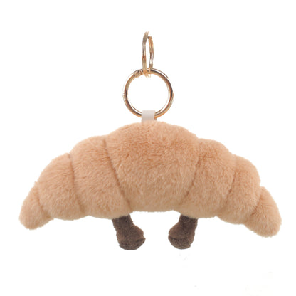 Plush Croissant Bag Charm