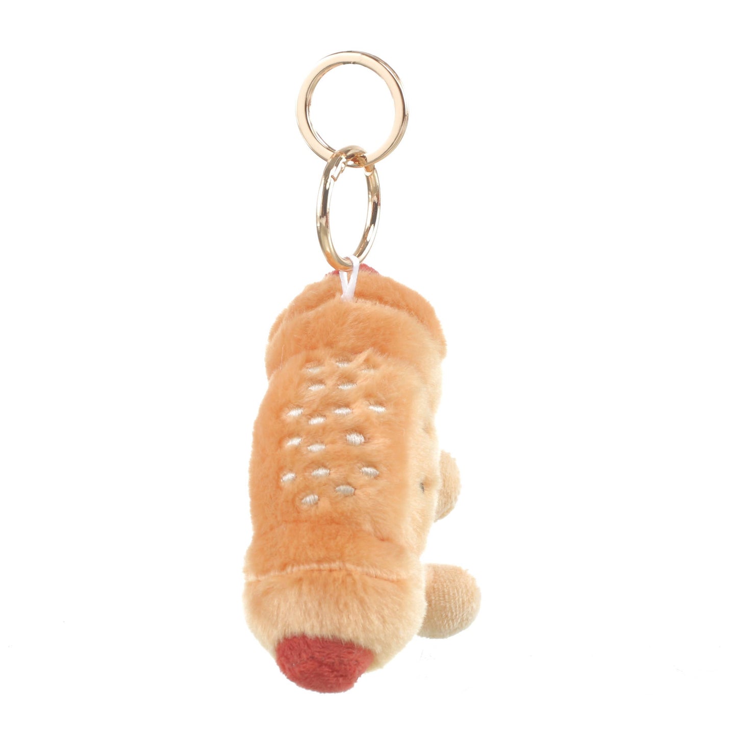 Plush Sausage Roll Bag Charm