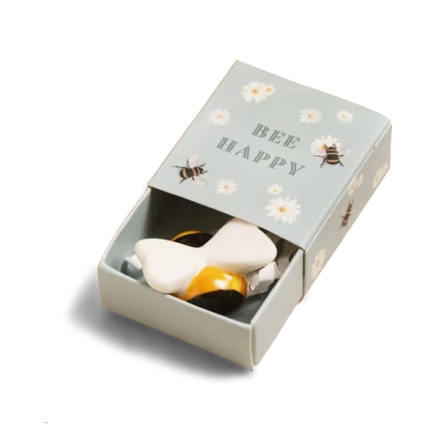 Tiny Matchbox Ceramic Tokens: Bee