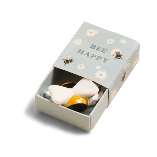 Tiny Matchbox Ceramic Tokens: Bee