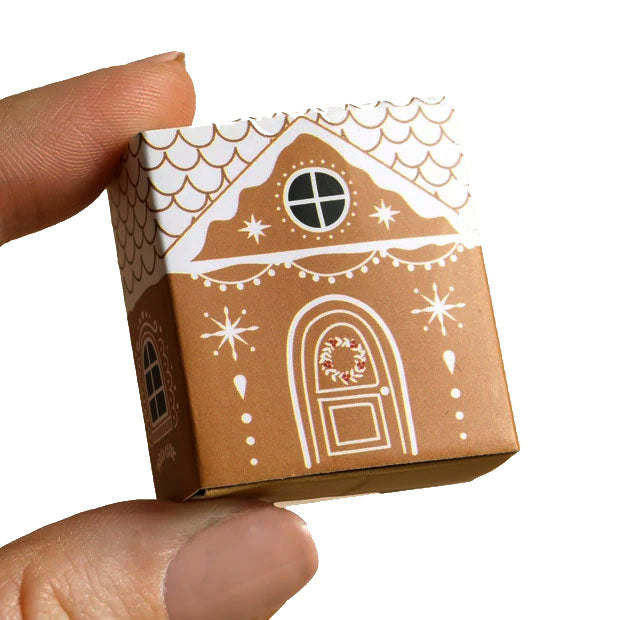 Tiny Matchbox Ceramic Token: Gingerbread Man