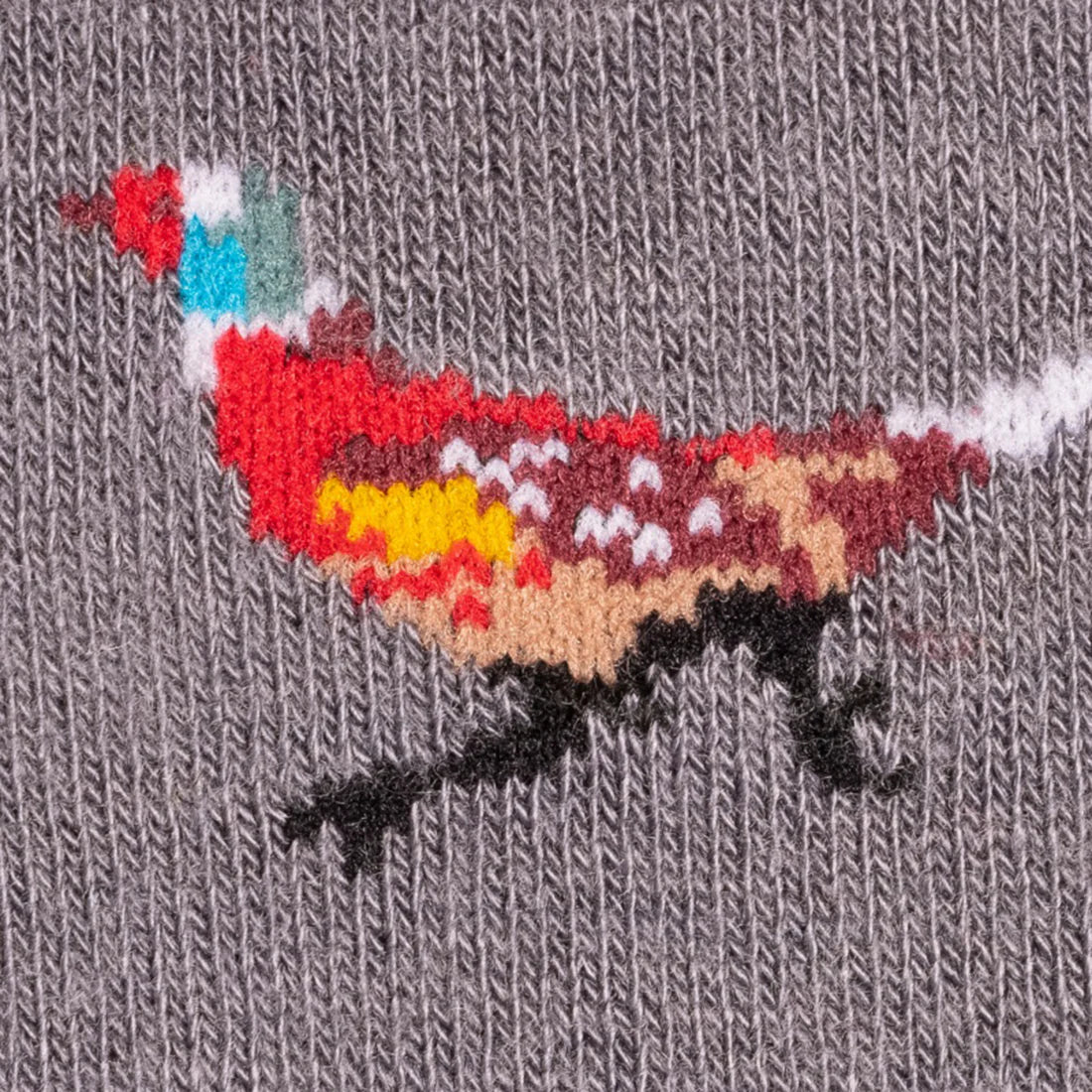 Grey Pheasant Bamboo Socks