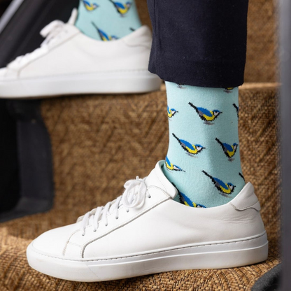 Blue Tit Bamboo Socks