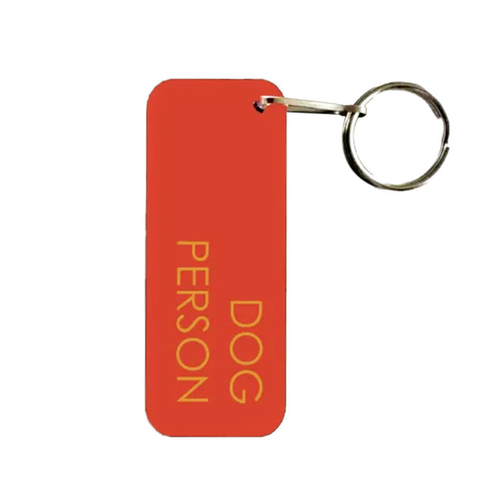 Dog Person Keyring
