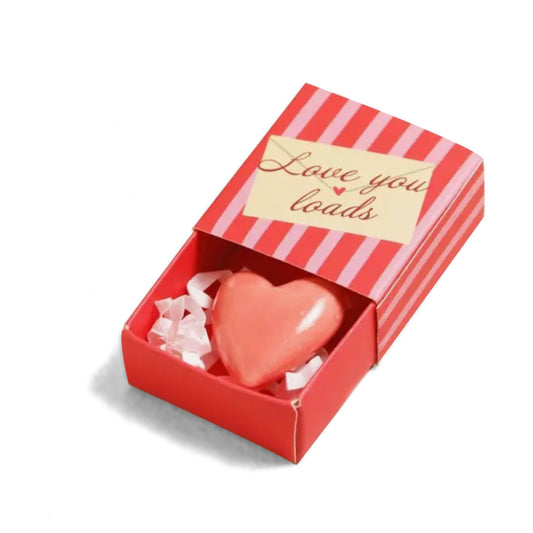 Tiny Matchbox Ceramic Tokens: Heart