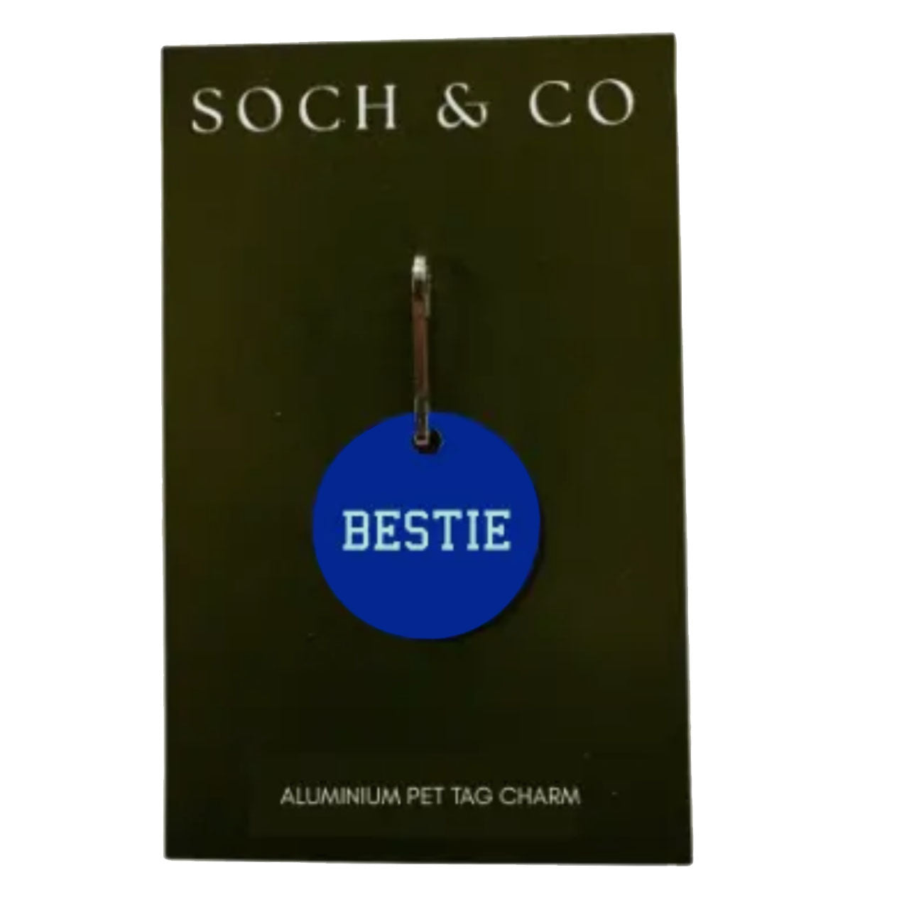 Bestie Blue Pet Dog Charm Tag