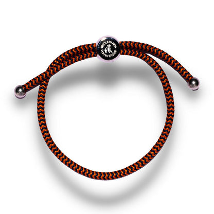 Rope Bracelet - Blue and Orange ZigZag