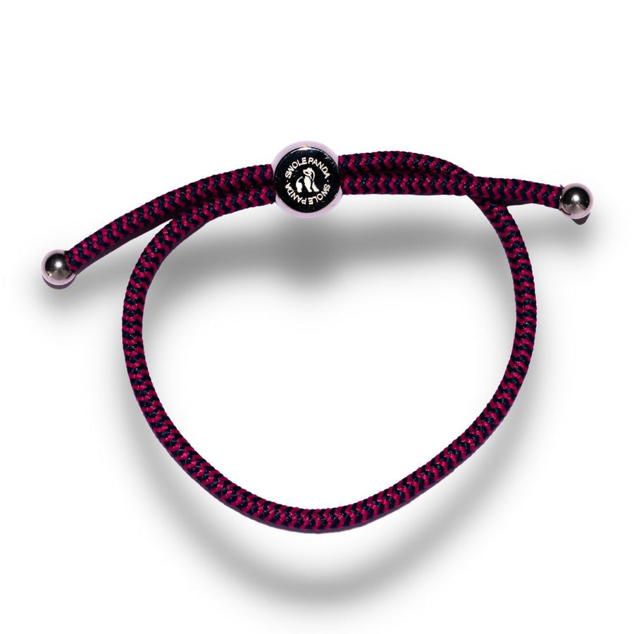 Rope Bracelet - Rich Pink Zig Zag