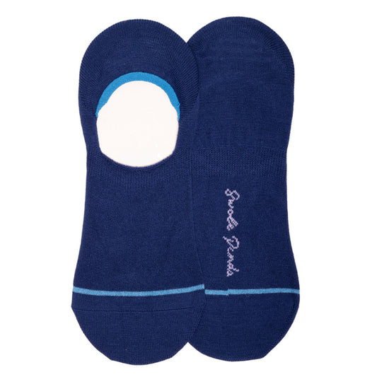 Royal Blue 'No Show' Bamboo Socks