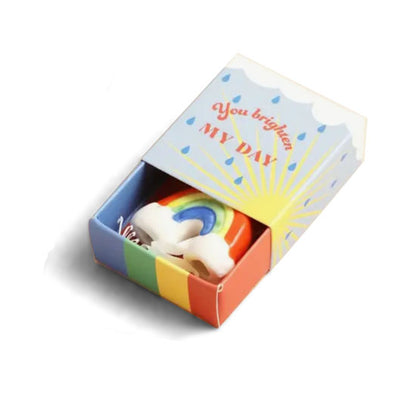 Tiny Matchbox Ceramic Tokens: Rainbow