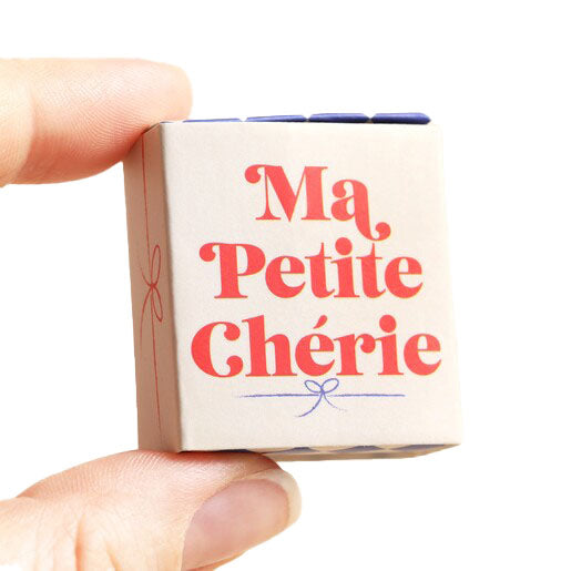 Tiny Matchbox Ceramic Token: Croissant