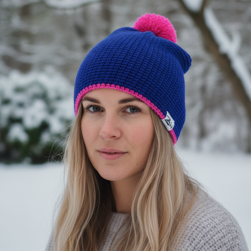 Zetland Beanie Bobble Hat: Fleece Lining