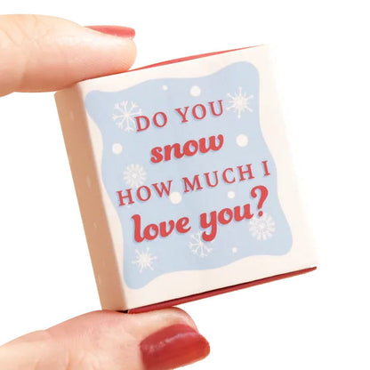 Tiny Matchbox Ceramic Token: Penguin